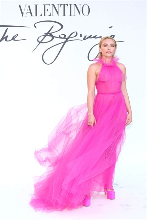 florence pugh pink dress|florence pugh pink dress nipples.